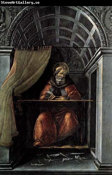 BOTTICELLI, Sandro St Augustine in His Cell